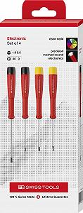 Набор отверток для точной механики PB Swiss Tools PB 8620 PH0 PH00 шлицевые 1.8/2.5 4 единицы - Фото 1