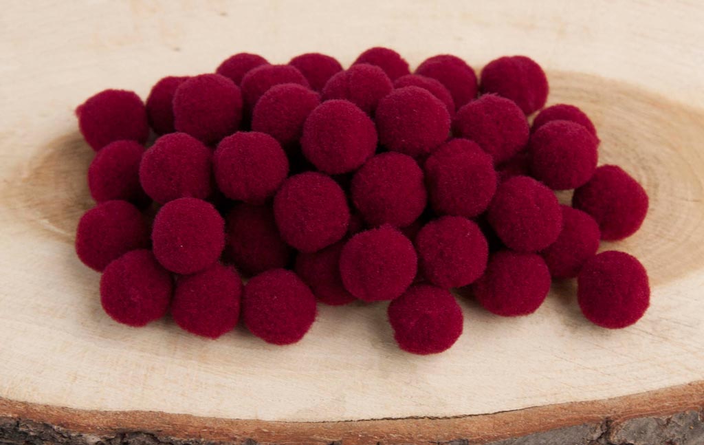 Помпоны для рукоделия Лентомания 15мм бархатные марсала 10шт POM15MRSL, фото №1 Помпоны для рукоделия Лентомания 15мм бархатные марсала 10шт POM15MRSL, фото №1