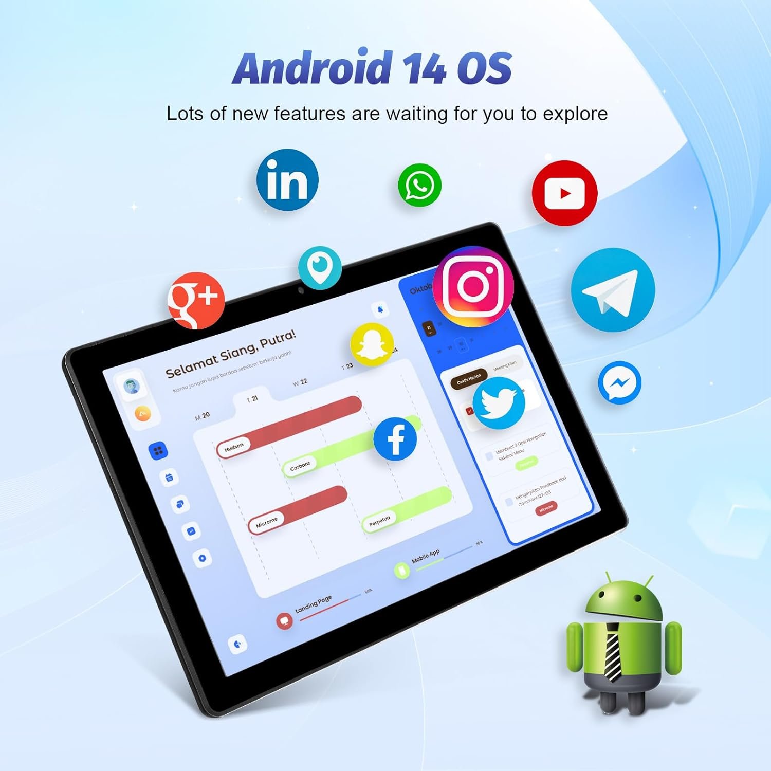 Планшет 10.1" Brilliance in hand C10 3+5/64Gb Android 14 5000 mAh Черный, фото №2