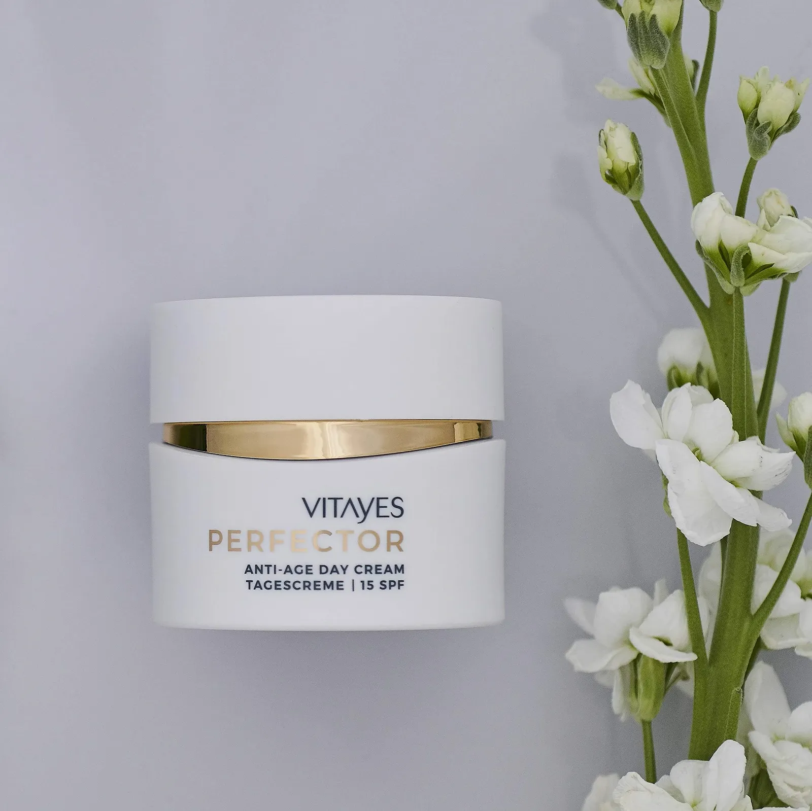 Денний крем Vitayes Perfector 24-годинне зволоження з пептидами та SPF 15, фото №3 Денний крем Vitayes Perfector 24-годинне зволоження з пептидами та SPF 15, фото №3