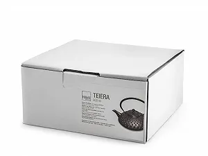 Чайник-заварник H&h Чавунний емальований LT 0.80 Чорний synthetic.ua - Фото 1