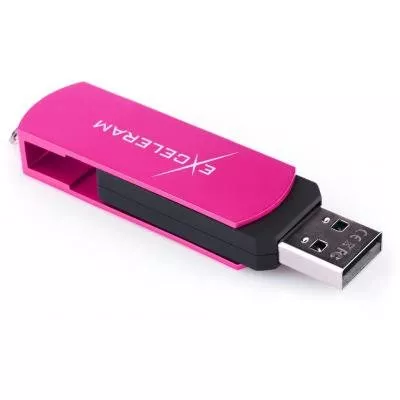 USB флеш-накопитель Exceleram 32GB P2 Series Rose/Black USB 2.0 EXP2U2ROB32, фото №5