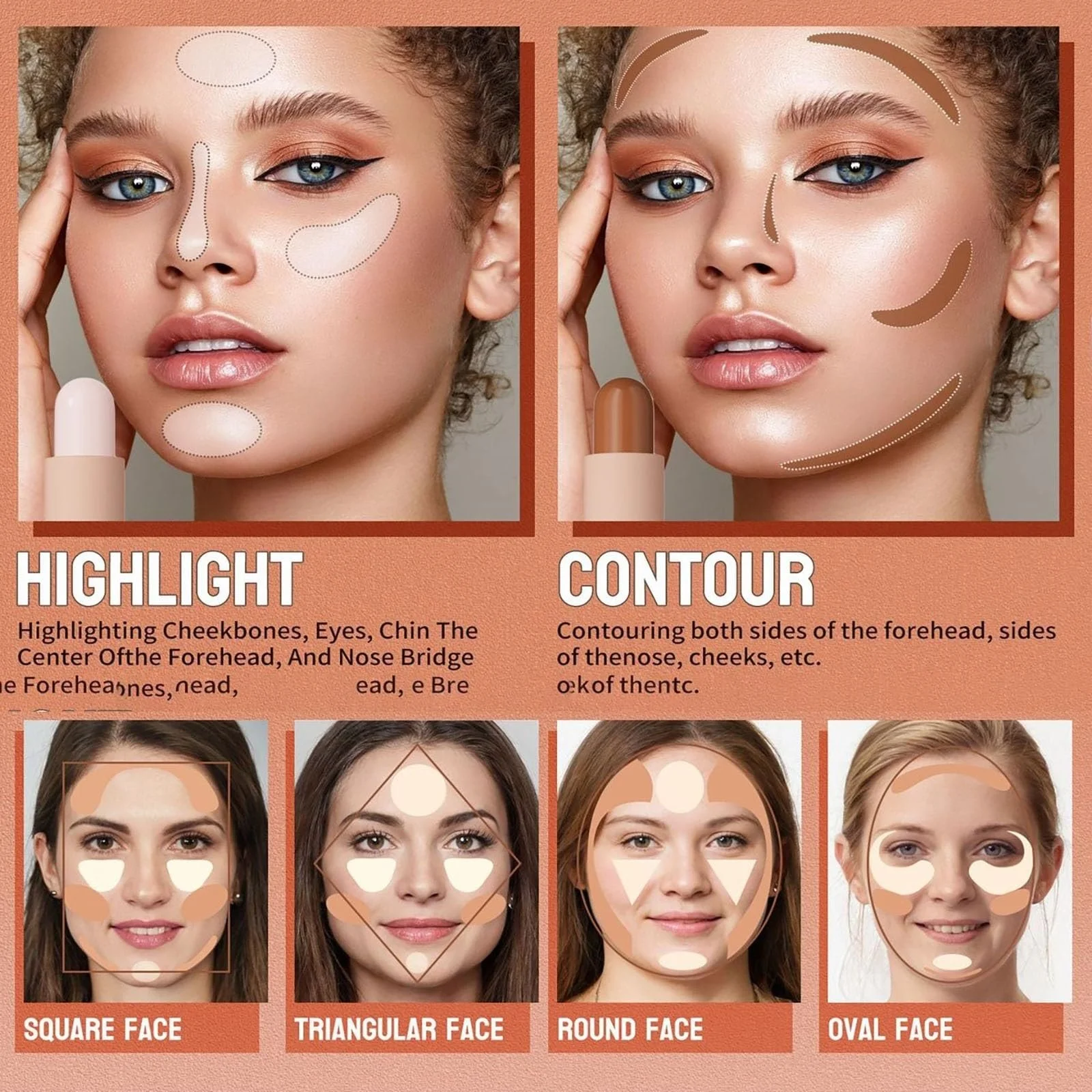 Консилер-стік Neuer Professional Make-up Wonder Stift 2 кольори, 04#, фото №4