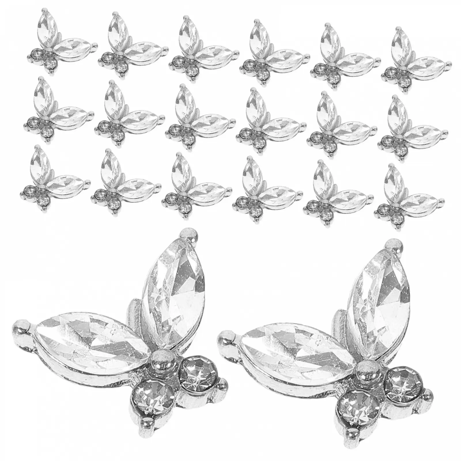 Украшения для ногтей Бабочки FRCOLOR 60 шт., фото №6