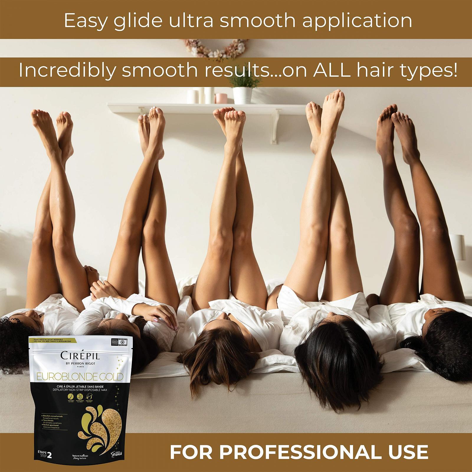 Гарячий віск Cirepil Euroblonde Gold 805 г, фото №3 Гарячий віск Cirepil Euroblonde Gold 805 г, фото №3