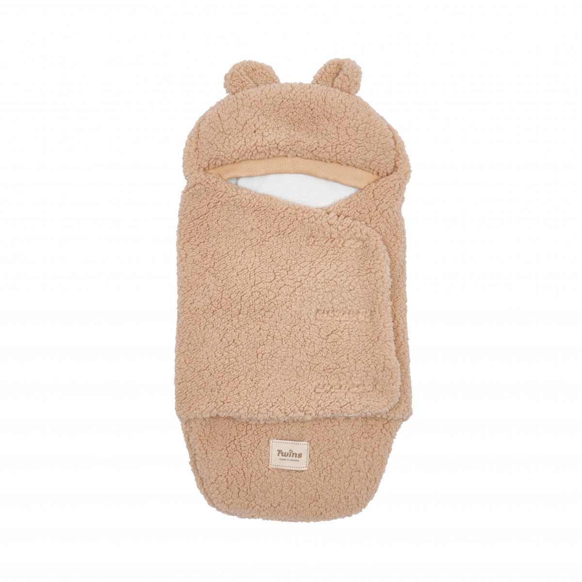 Конверт для новонародженого спальник Teddy бежевий, фото №1