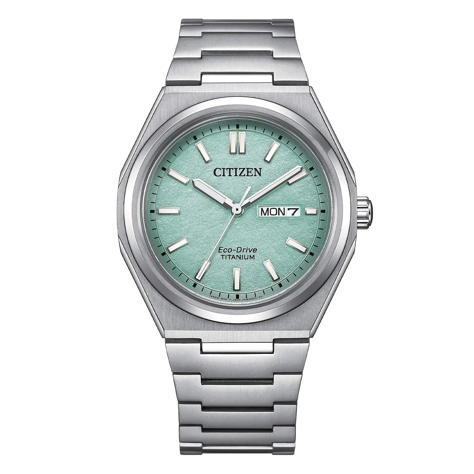 Часы Мужские Solotempo Citizen Super Titanium AW0130-85M Eco Drive Turquoise Background, фото №1 Часы Мужские Solotempo Citizen Super Titanium AW0130-85M Eco Drive Turquoise Background, фото №1