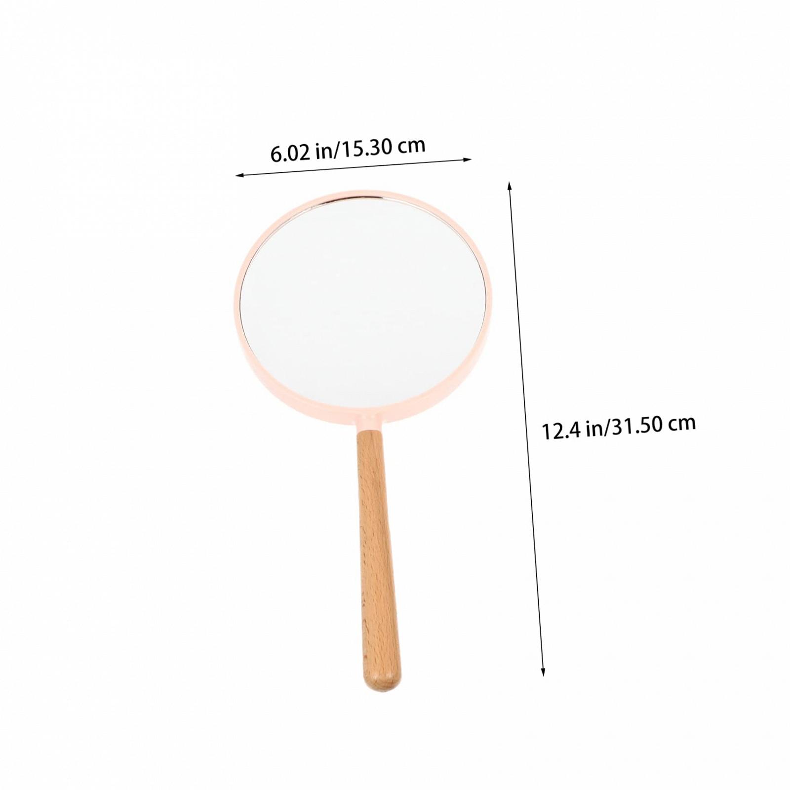 зеркало Angoily Schminkspiegel Tragbarer Косметическое зеркало Буквенная ручка, фото №4