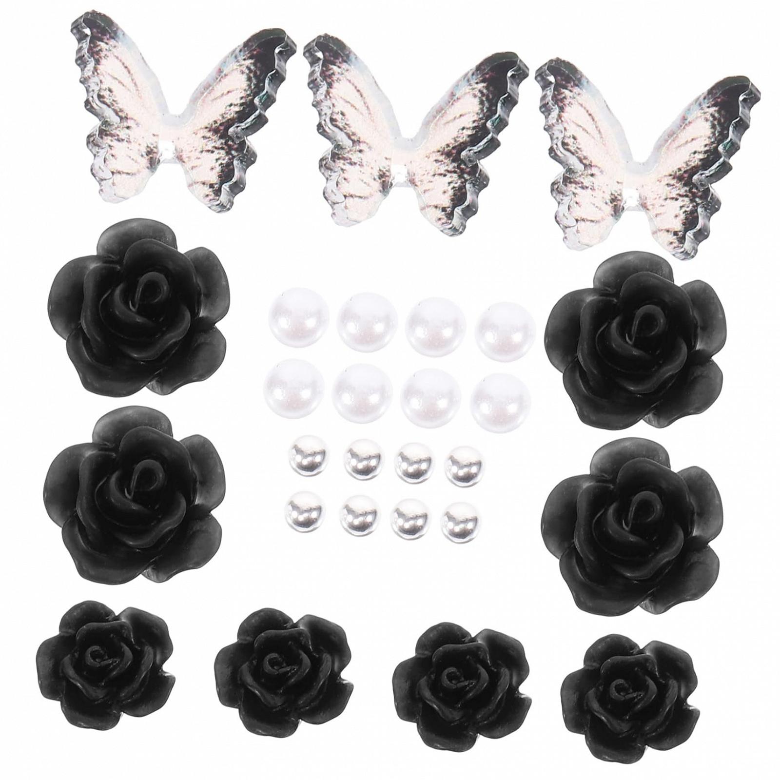 Шарми для нігтів MERRYHAPY Дизайн метелика, дорогоцінне Каміння, фото №1