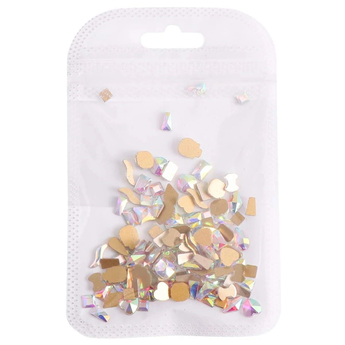 Стразы Акриловые Бриллианты AB для ногтей 3D стекло 100 шт., фото №8 Стразы Акриловые Бриллианты AB для ногтей 3D стекло 100 шт., фото №8