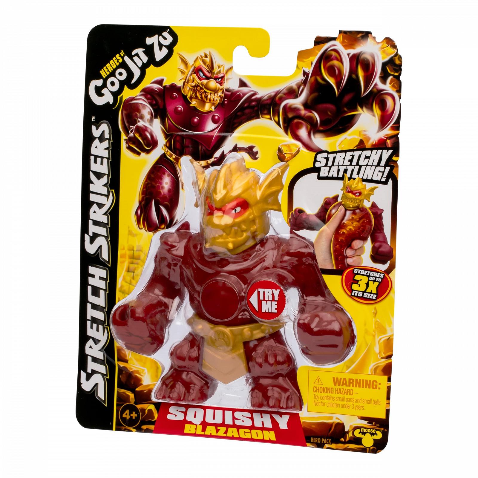 Фигурка Bandai Heroes of Goo Jit Zu Stretch Strikers Блазагон и Stretch, разноцветная, CO42780, фото №2