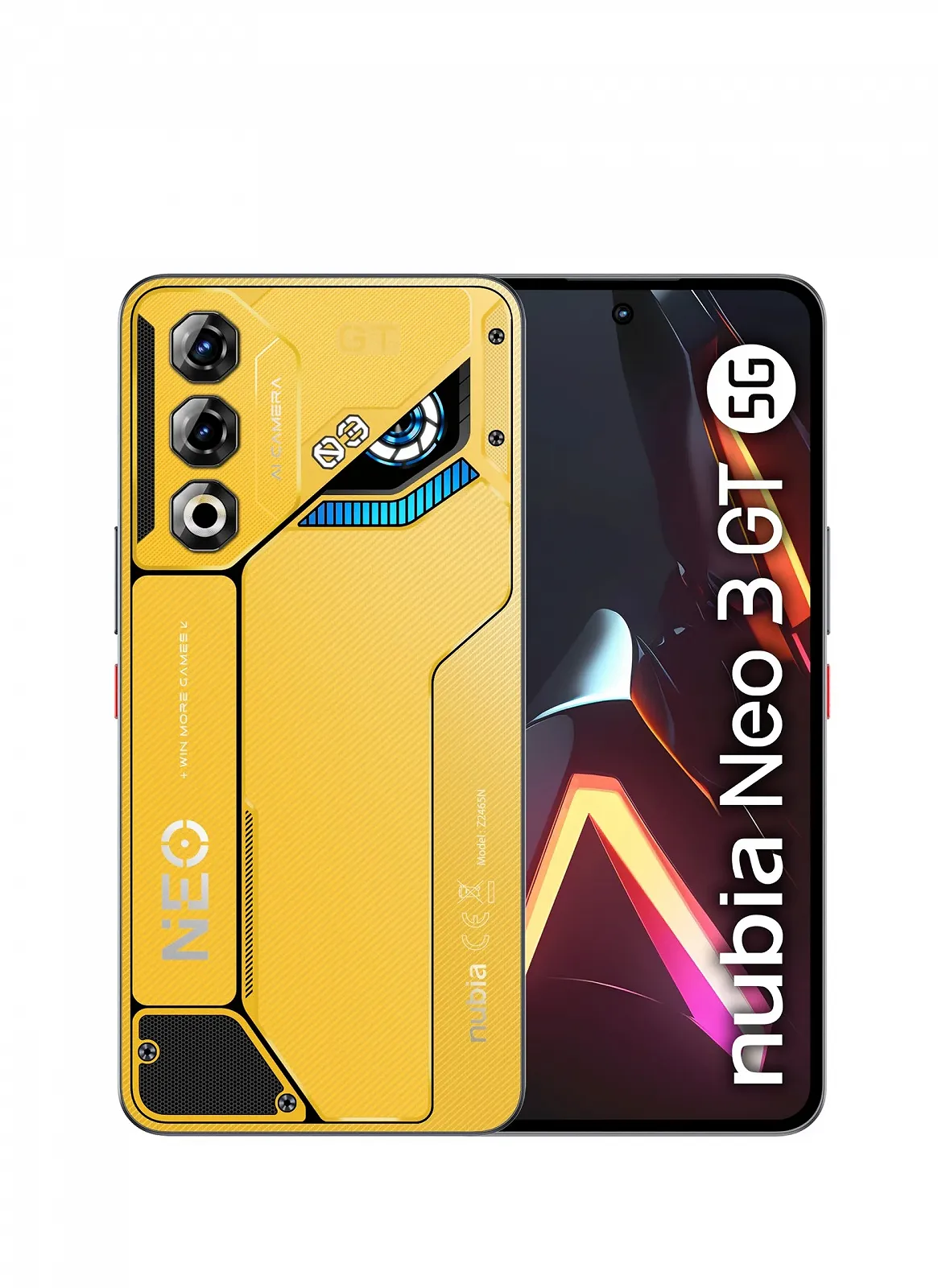 Смартфон Nubia Neo 3 GT 5G 12/256 ГБ Electro Yellow, фото №1
