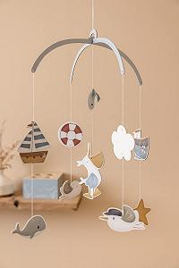 Мобиль Little Dutch 4770 Лодки Sailors Bay Синий цена на synthetic.ua - Фото 1 Мобиль Little Dutch 4770 Лодки Sailors Bay Синий synthetic.ua - Фото 1