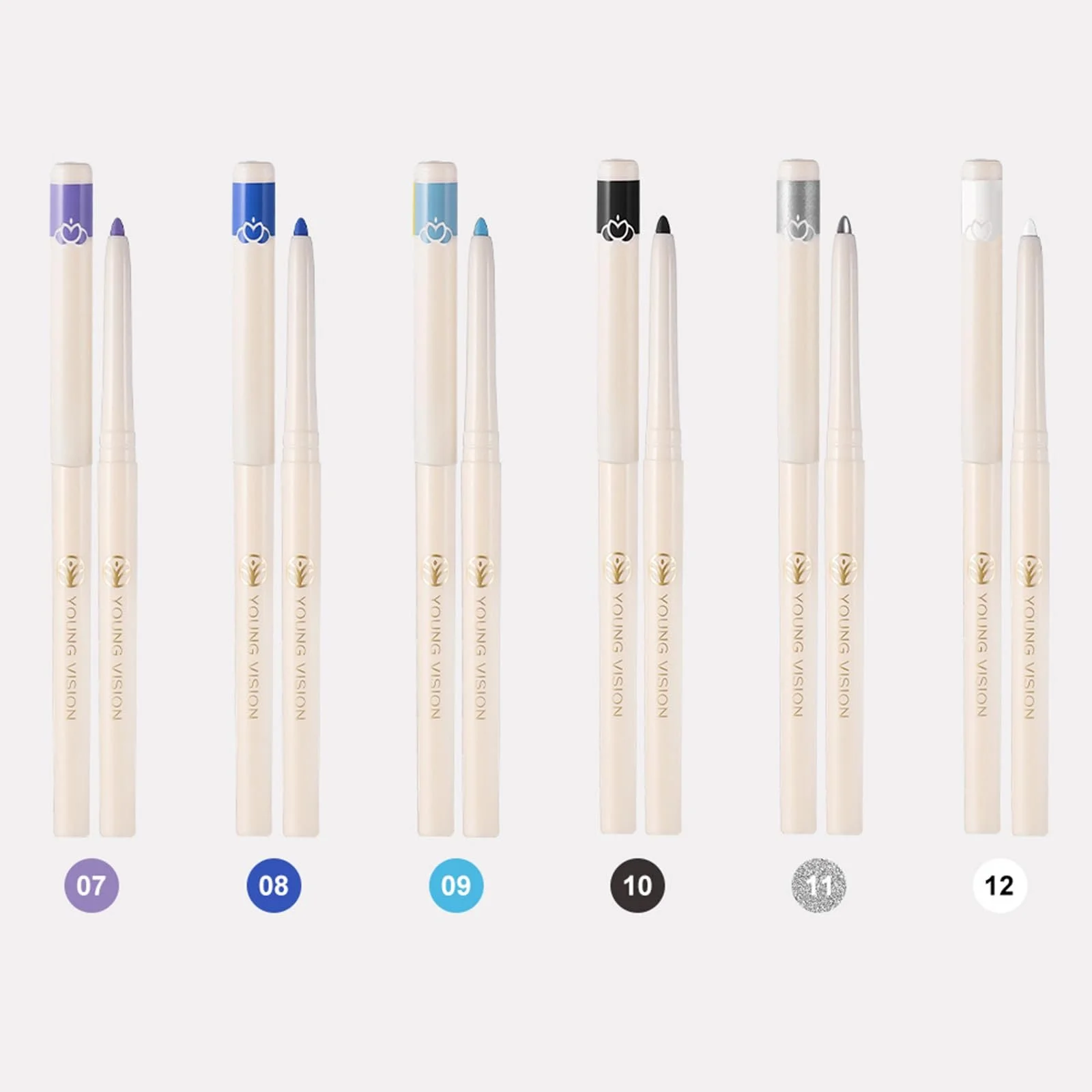 Олівець для очей Vision Набір  Водостійкий, стійкий до розмазування, фото №5