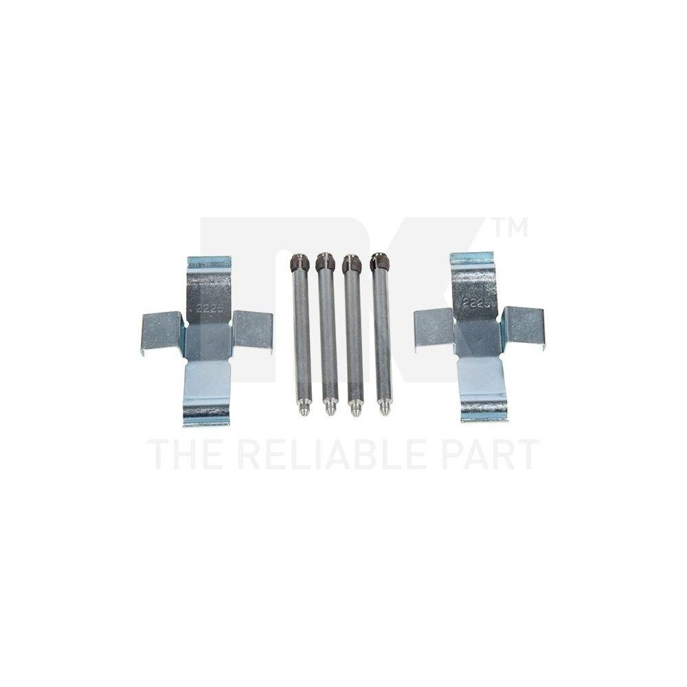 Комплект аксессуаров, тормозные колодки NK 7999916, передний мост, фото №1 Комплект аксессуаров, тормозные колодки NK 7999916, передний мост, фото №1