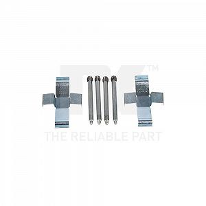 Комплект аксессуаров, тормозные колодки NK 7999916, передний мост - Фото 1