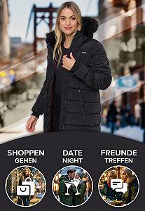 Парка Navahoo B897 Жіноча Тепла Зимова Куртка з Капюшоном Довга synthetic.ua - Фото 1