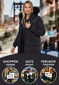 Парка Navahoo B897 Жіноча Тепла Зимова Куртка з Капюшоном Довга synthetic.ua - Фото 1