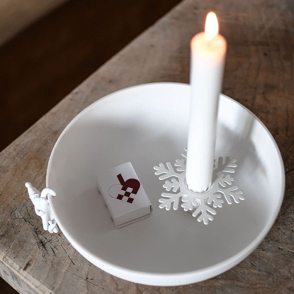 Свічник Storefactory Lidatorp XL Білий Кераміка H x W 26 x 7 см, фото №3