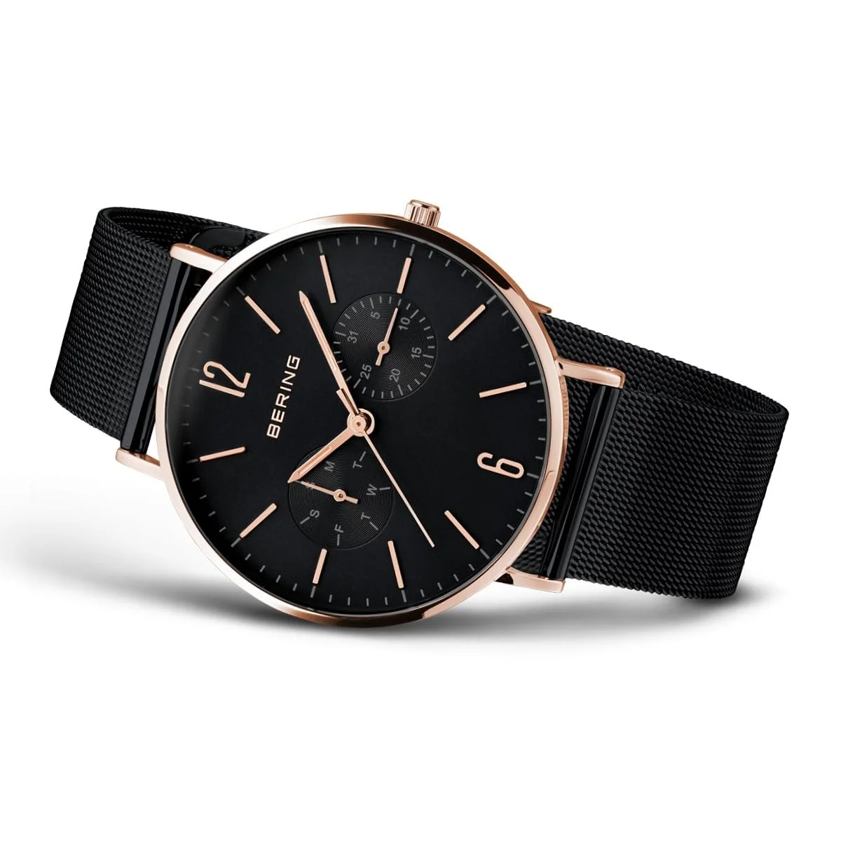 Годинник BERING Classic Collection 14240-809, кварцовий механізм, нержавіюча сталь, сапфірове скло, водостійкість 3 ATM, фото №4 Годинник BERING Classic Collection 14240-809, кварцовий механізм, нержавіюча сталь, сапфірове скло, водостійкість 3 ATM, фото №4