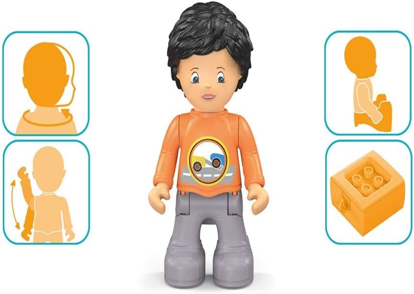 Іграшковий автомобіль Siku Toddys 128 Toddys Tom Trusty Кольоровий, фото №2 Іграшковий автомобіль Siku Toddys 128 Toddys Tom Trusty Кольоровий, фото №2