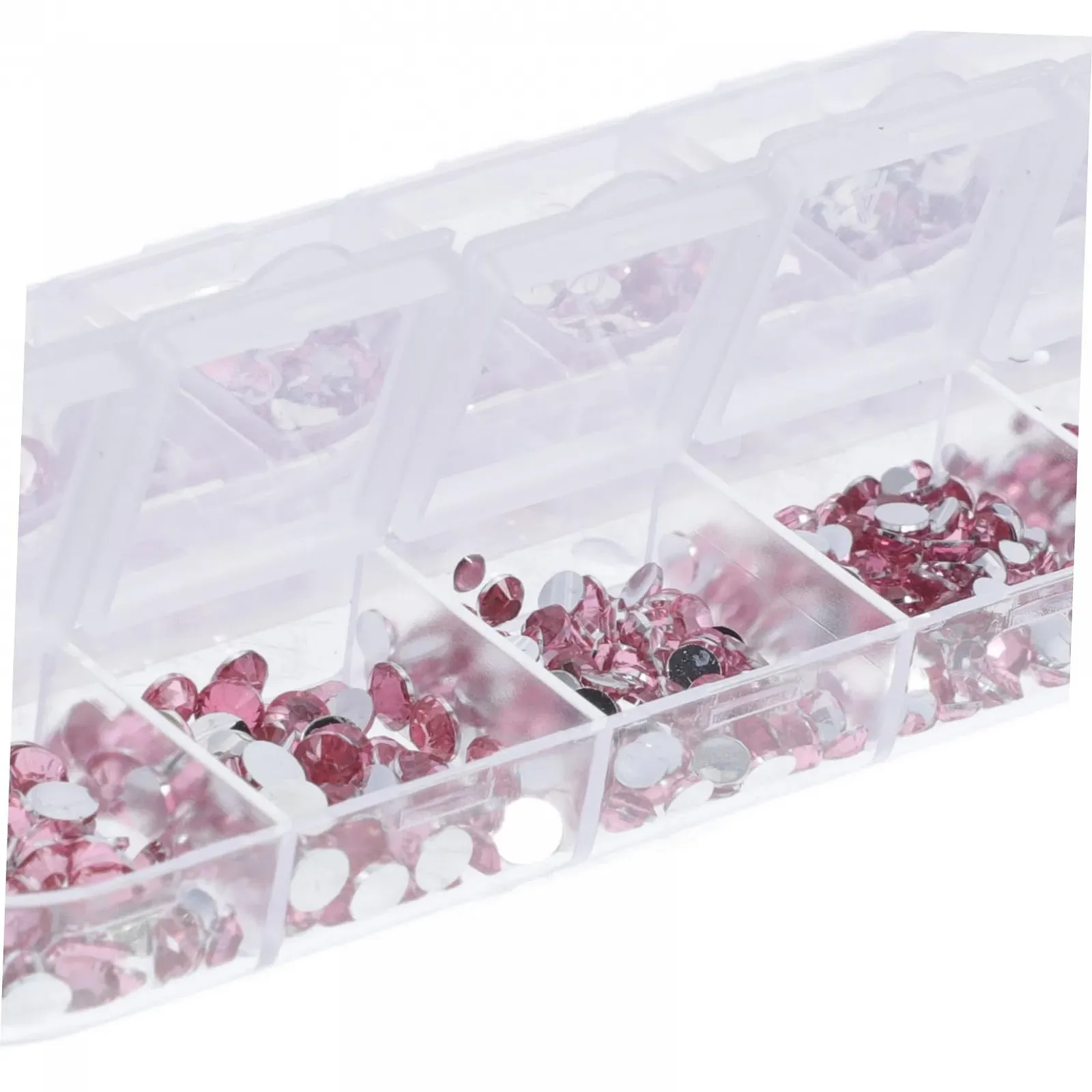 Стрази Sewroro, рожевий акрил, фото №3