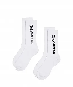 Носки KARL LAGERFELD JEANS Essential Logo (2 пары) - Фото 1
