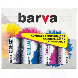 Чернила BARVA CANON GI-490 B/C/M/Y 4*90г (CG490-090-MP) - Фото 1