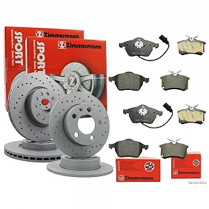 Тормозной диск ZIMMERMANN SPORT Z 100.1235.52 для VAG VW (FAW) VW (SVW) - Фото 1