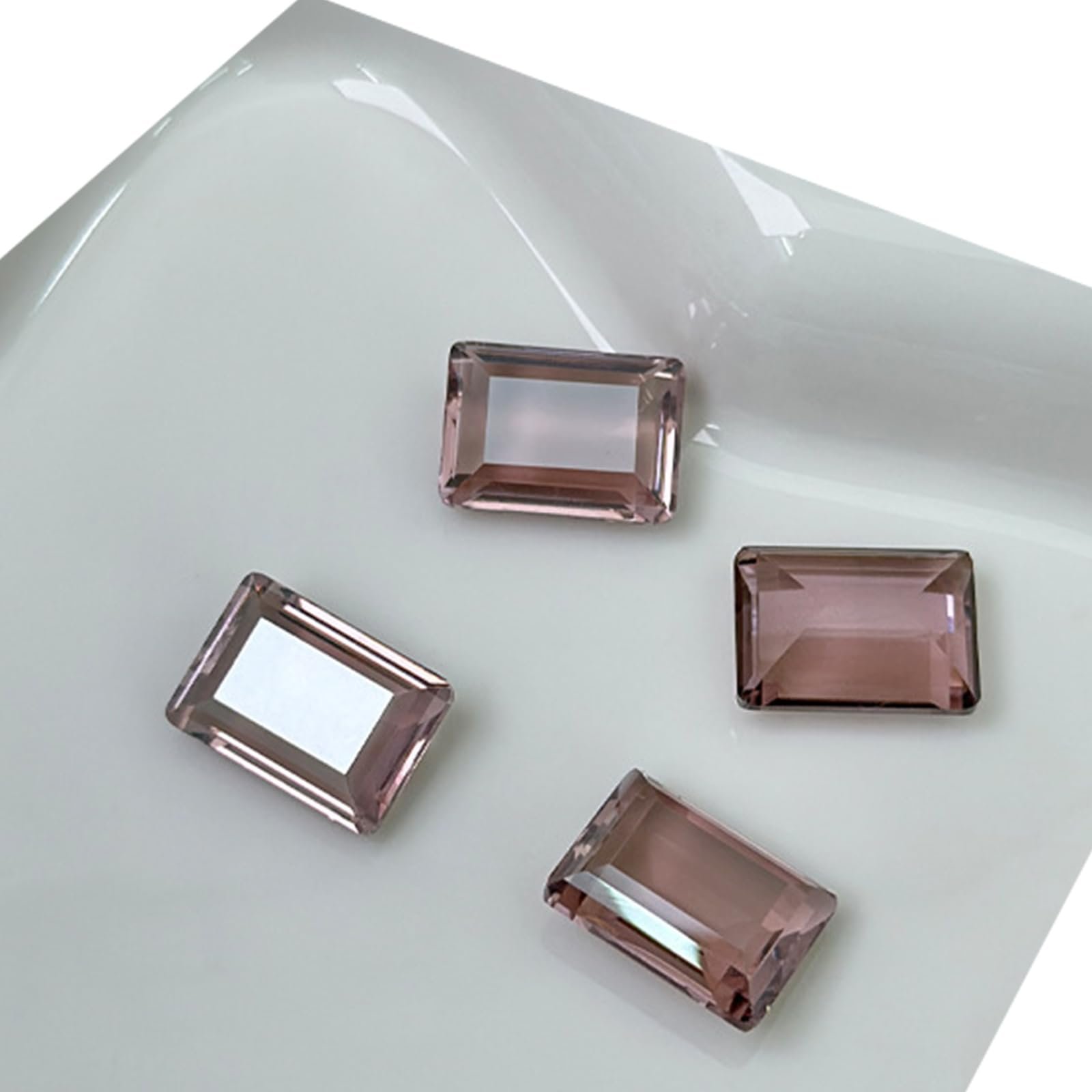 Стрази для нігтів Прямокутні кристали, фото №1