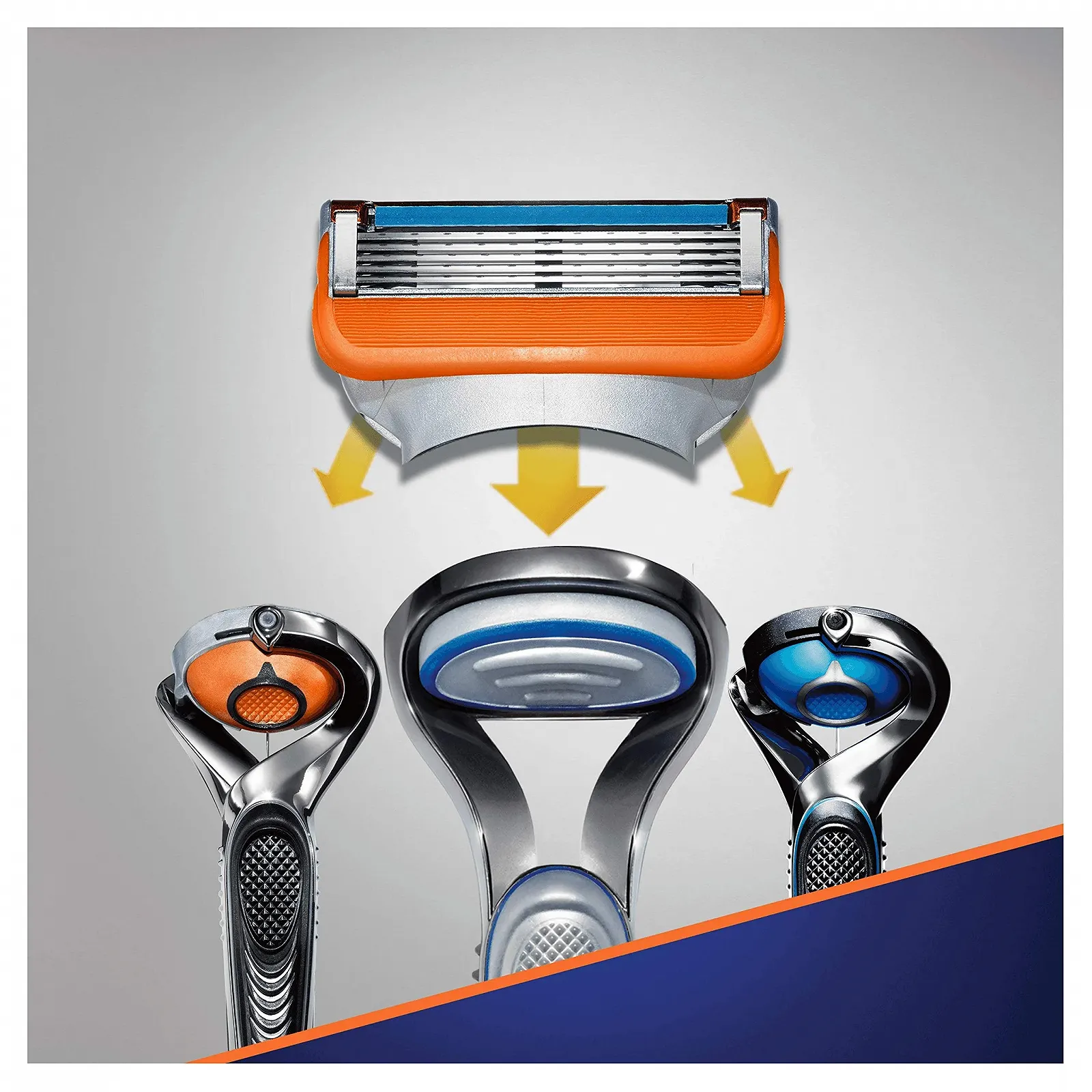 Сменные кассеты для бритья Gillette Fusion5 5 + 5 шт., фото №3