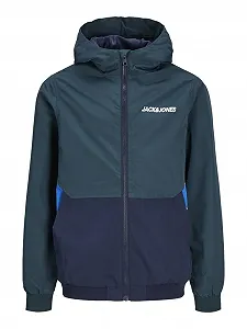 Бомбер JACK&JONES JUNIOR Boys Jjerush Blocking Hood Noos Mni Softshell - Фото 1