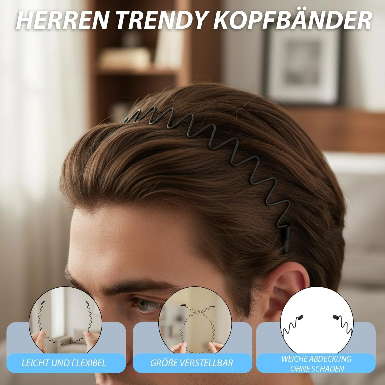 Обруч на голову Unisex Метал з зубцями, фото №7 Обруч на голову Unisex Метал з зубцями, фото №7