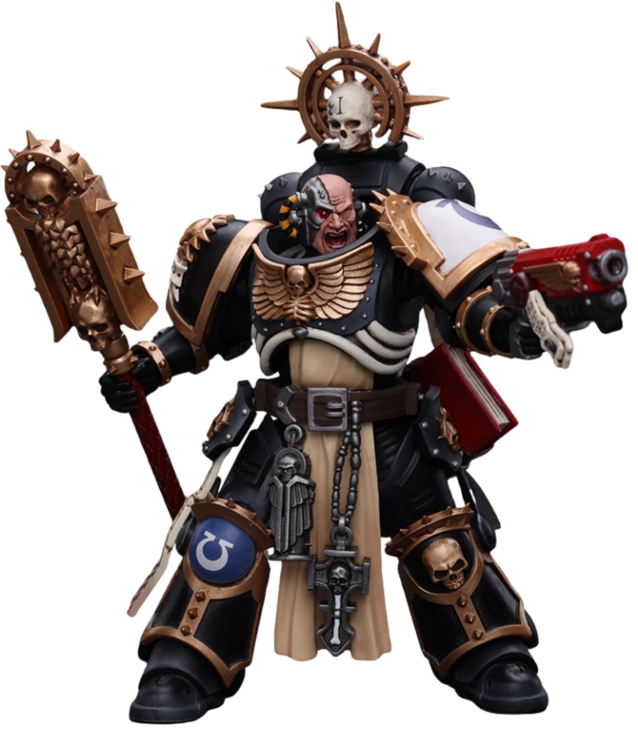 Фигурка Warhammer 40k JoyToy Ultramarine Chaplain Indomitus, масштаб 1:18, фото №5