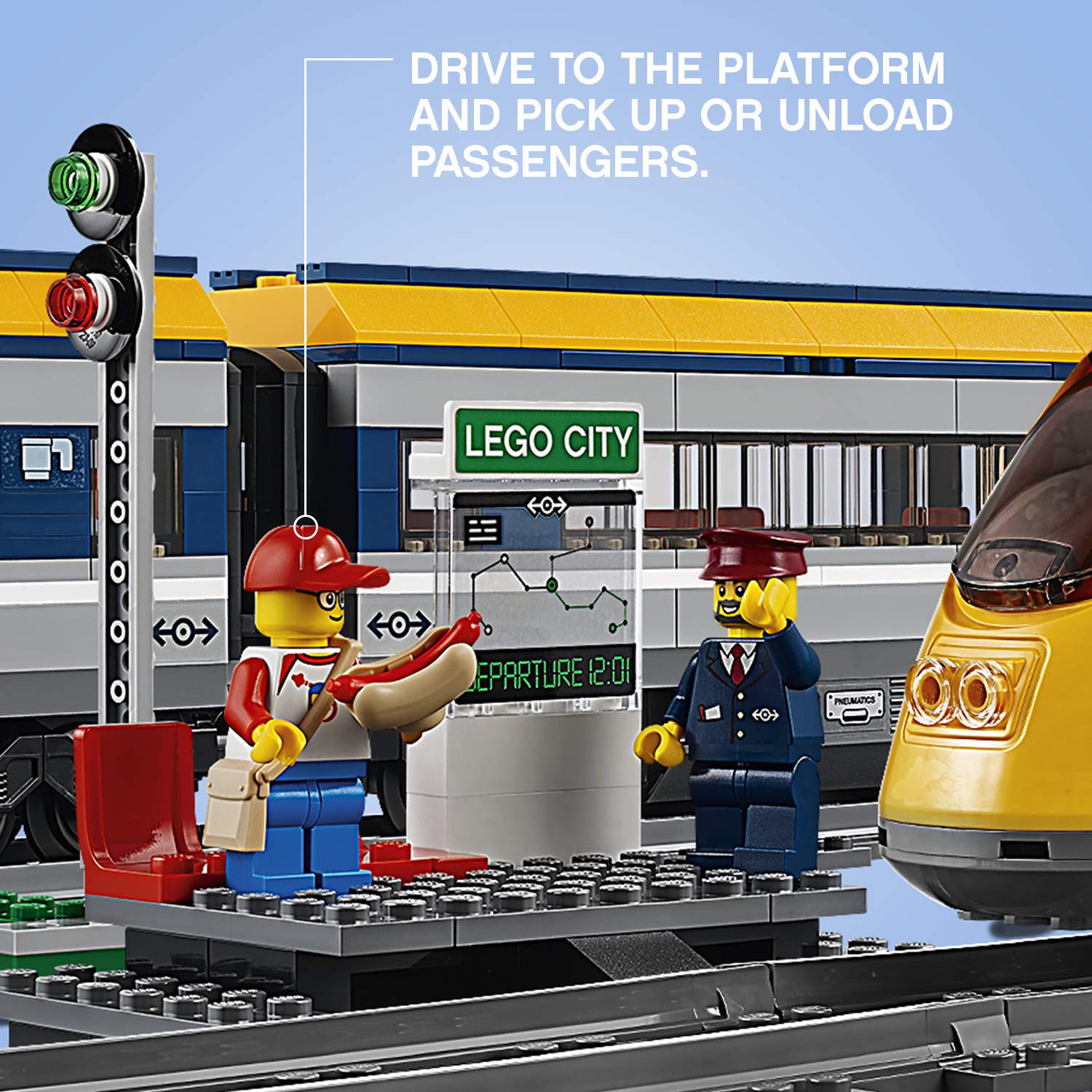 Конструктор LEGO City 60197 Поезд (677 элементов), фото №7