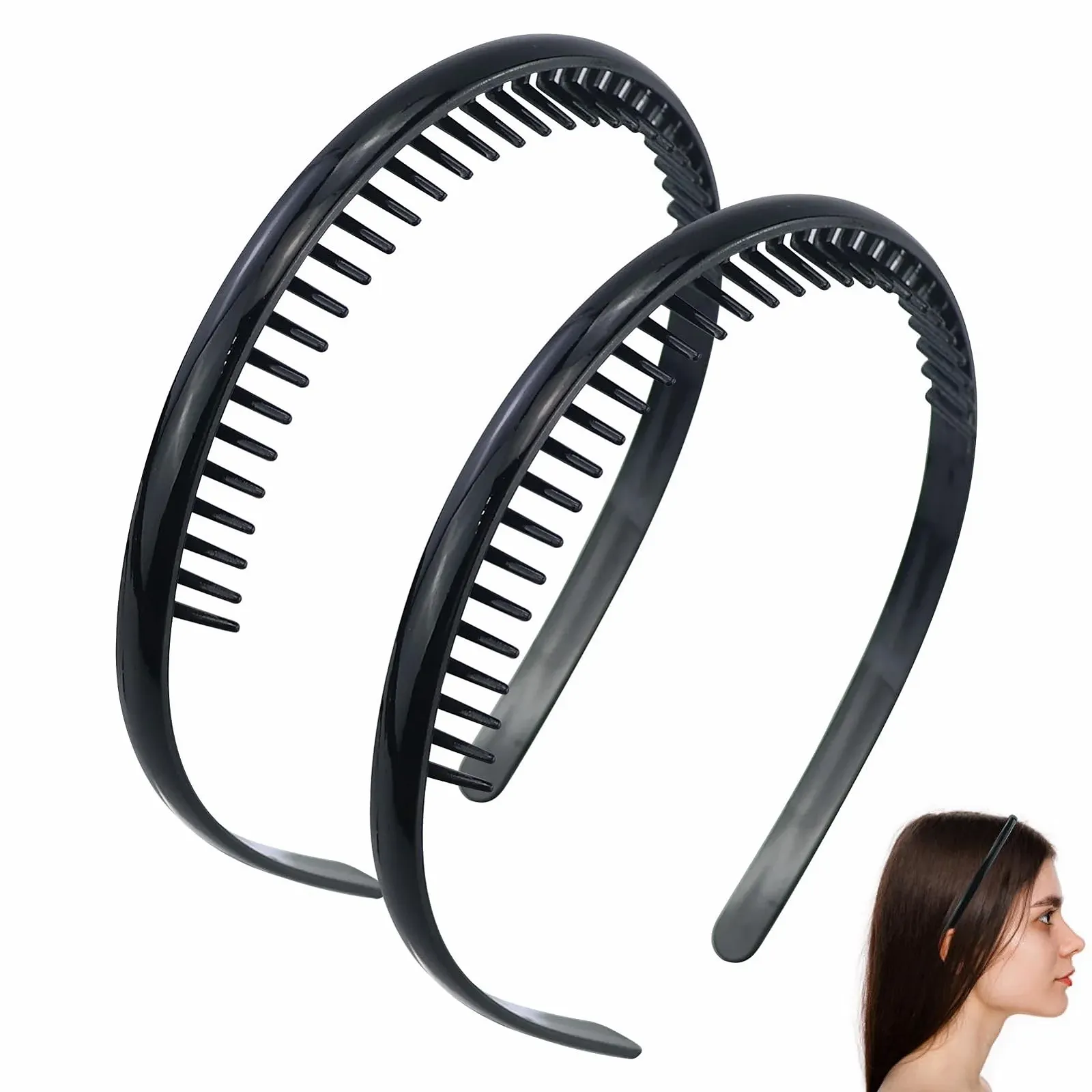 Унісекс Обруч на голову Набір 2 шт, фото №1