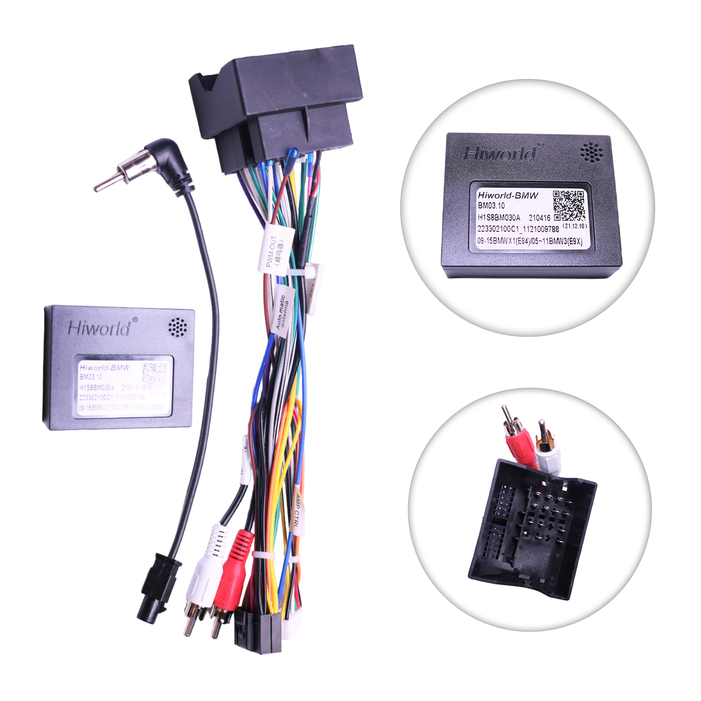 Комплект дротів під Android магнітолу для BMW QBR QBM-05, фото №1 Комплект дротів під Android магнітолу для BMW QBR QBM-05, фото №1