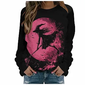 Жіночий Светр Halloween з принтом - Фото 1