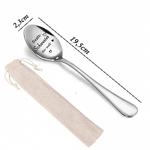 Ложка з нержавіючої сталі з гравіюванням Найкраща Сестра у Світі synthetic.ua - Фото 1