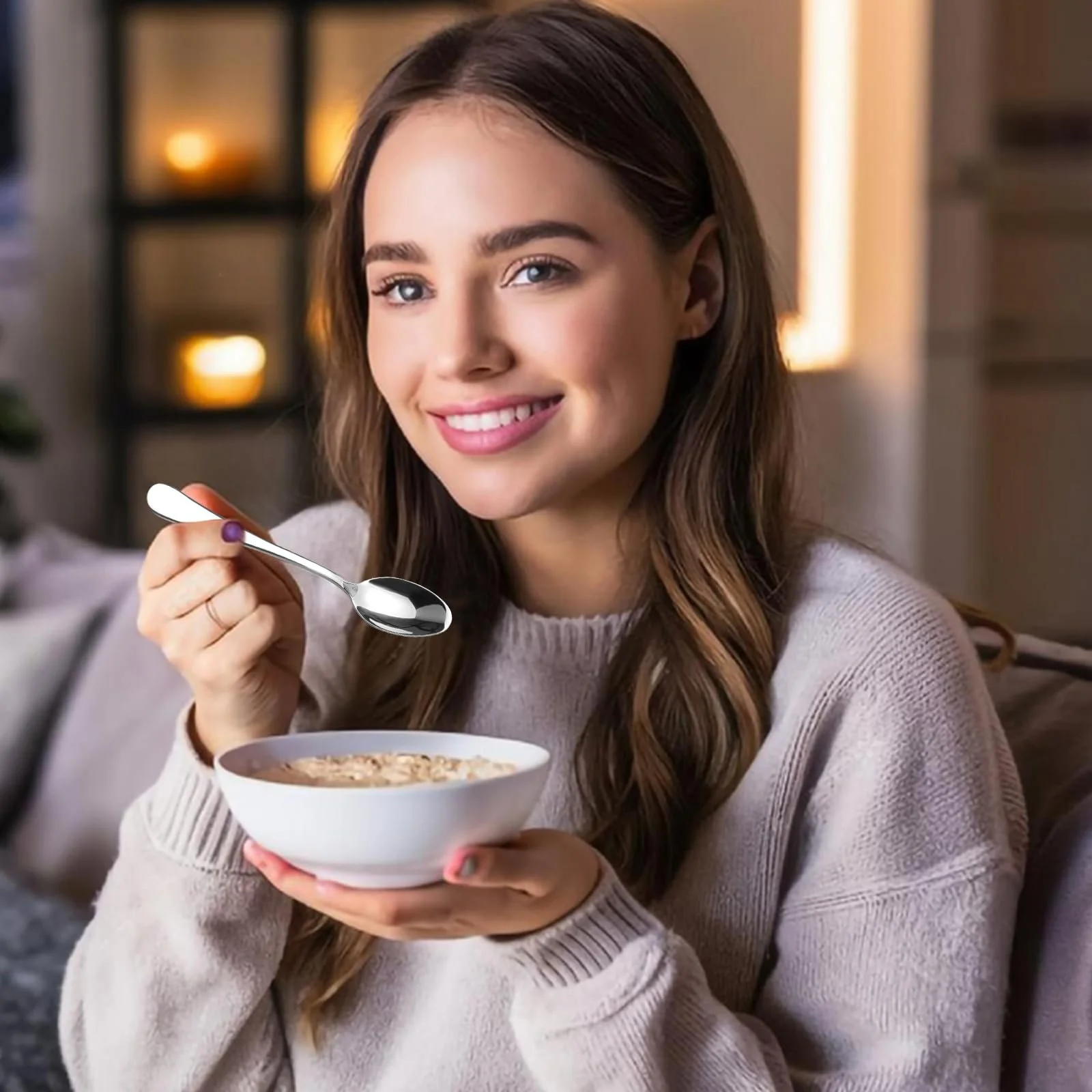 Ложки кавові Набір з 12 штук, нержавіюча сталь, 10.5 см, фото №7 Ложки кавові Набір з 12 штук, нержавіюча сталь, 10.5 см, фото №7