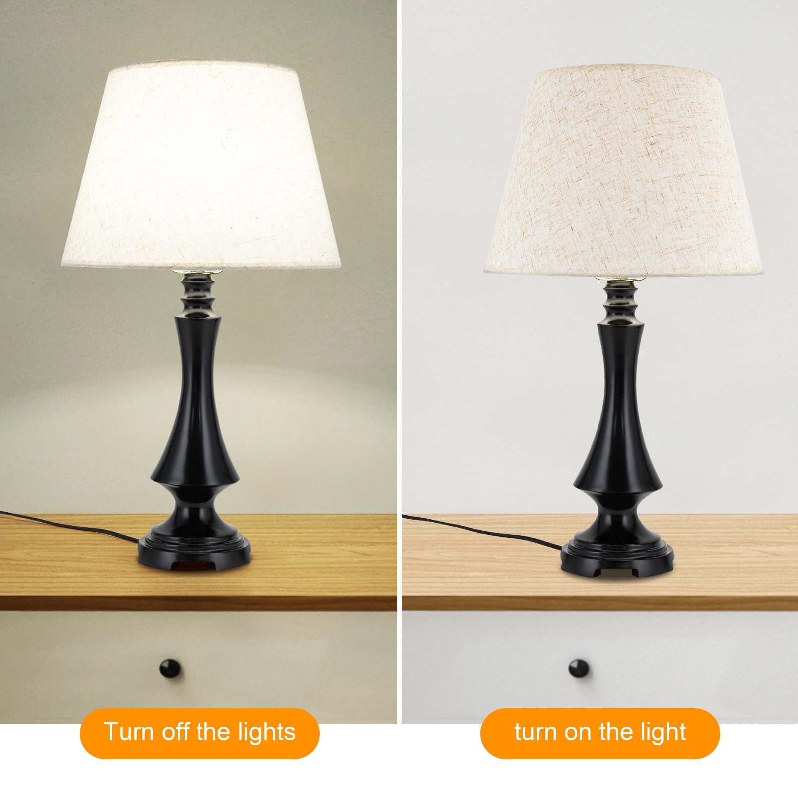 Настільна лампа LED з вимикачем на кабелі макс. 40 Вт, фото №6