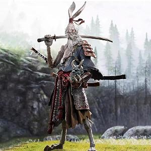 Екшн-фігурка GWTCTOY FuRay Planet Original Licensed 1:12, 19 см, безіменний кролик-воїн і мечник, 26 рухомих суглобів, конструктори для колекційних фігурок тварин - Фото 1