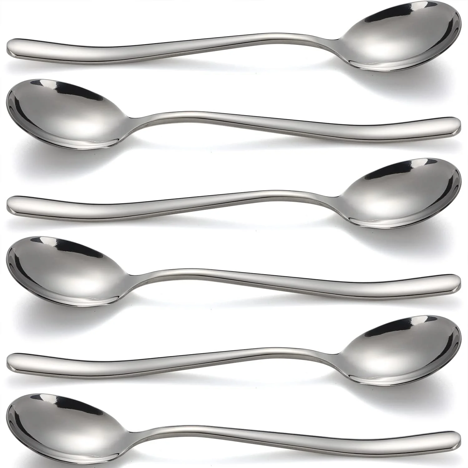 Ложка для супу з нержавіючої сталі, столова, фото №1