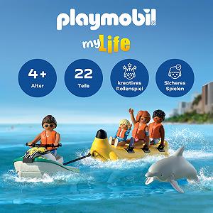 Іграшка PLAYMOBIL Відпустка на пляжі Банан човен тур synthetic.ua - Фото 1