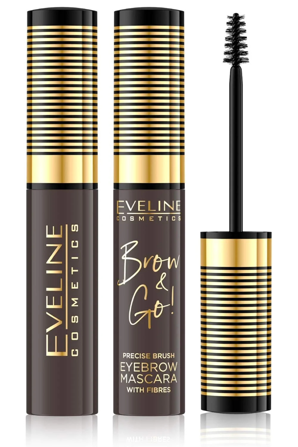 Туш для брів Eveline Cosmetics BROW&GO Precision Volume Enhancing Long-Lasting, фото №1
