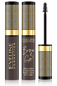Туш для брів Eveline Cosmetics BROW&GO Precision Volume Enhancing Long-Lasting - Фото 1