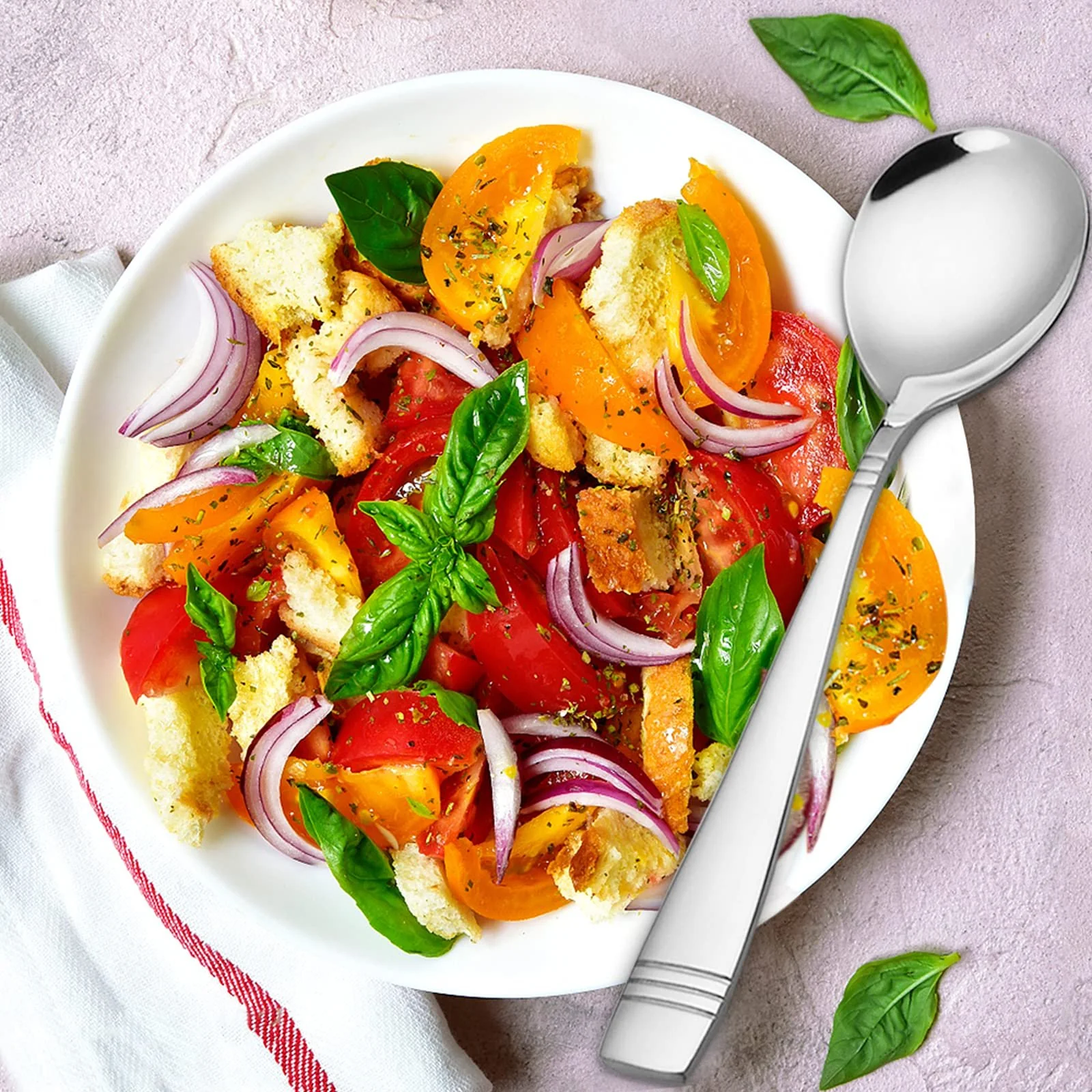 Ложка для Сервірування з нержавіючої сталі, велика, набір 6 штук, фото №4