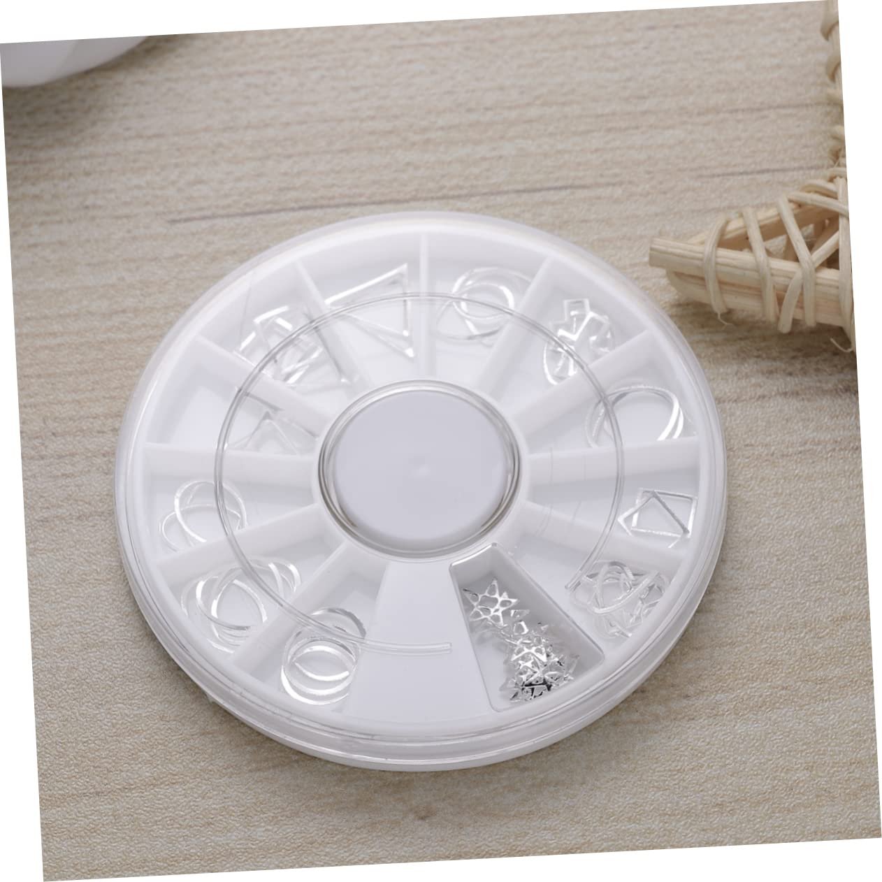 Бриллианты для ногтей COHEALI 1 x 12 3D Наклейки для ногтей AB Стразы для ногтей 3D Украшения для ногтей Блестки для ногтей Украшения для ногтей Камни для ногтей Металл Ребенок, фото №3