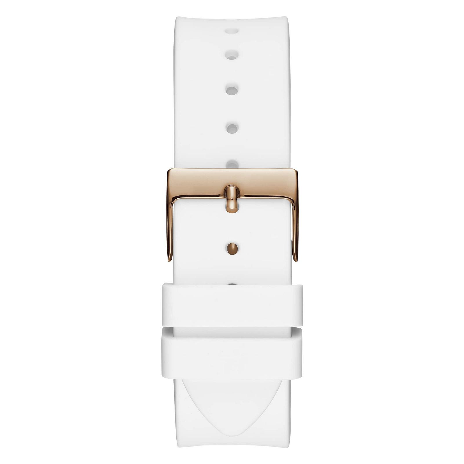 Женские часы GUESS Venus GW0118L4, 39 мм, Стразы на корпусе, Силиконовый браслет, Белые, фото №4 Женские часы GUESS Venus GW0118L4, 39 мм, Стразы на корпусе, Силиконовый браслет, Белые, фото №4