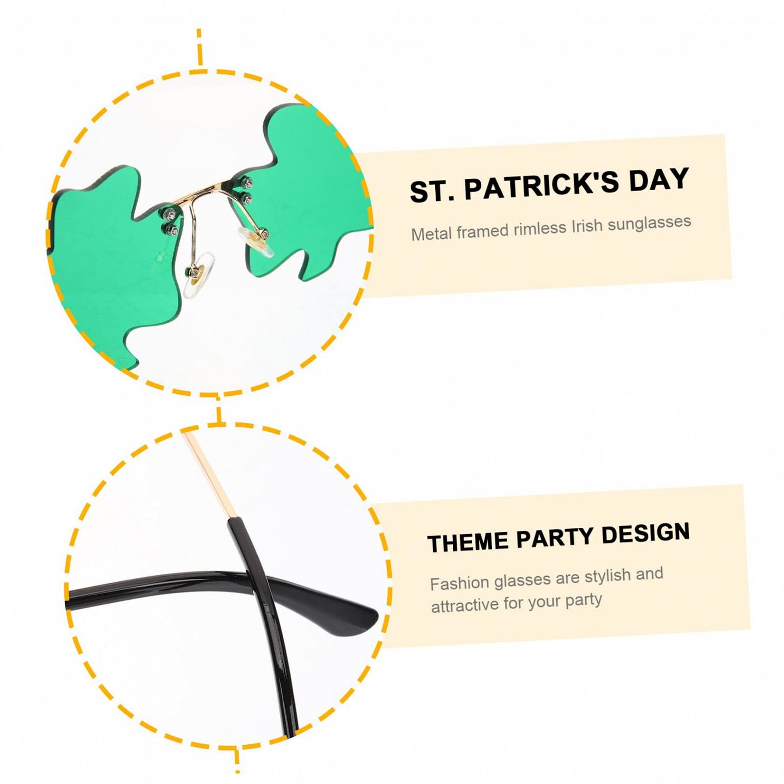 PACKOVE 5 пар крутых безрамочных очков, фото №6